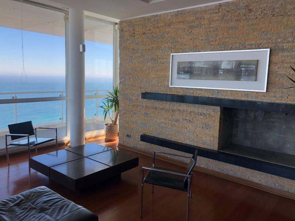 Hermoso Departamento Con Insuperable Vista Al Mar Apartment Vina del Mar Ngoại thất bức ảnh